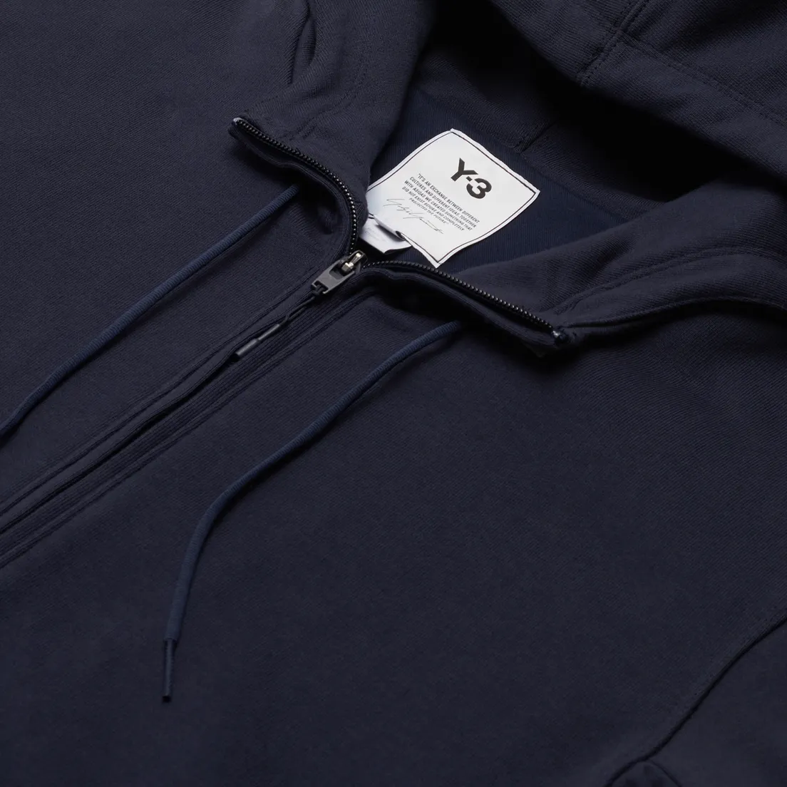 Y-3 Мужская толстовка Classic Back Logo Full Zip-Hoodie