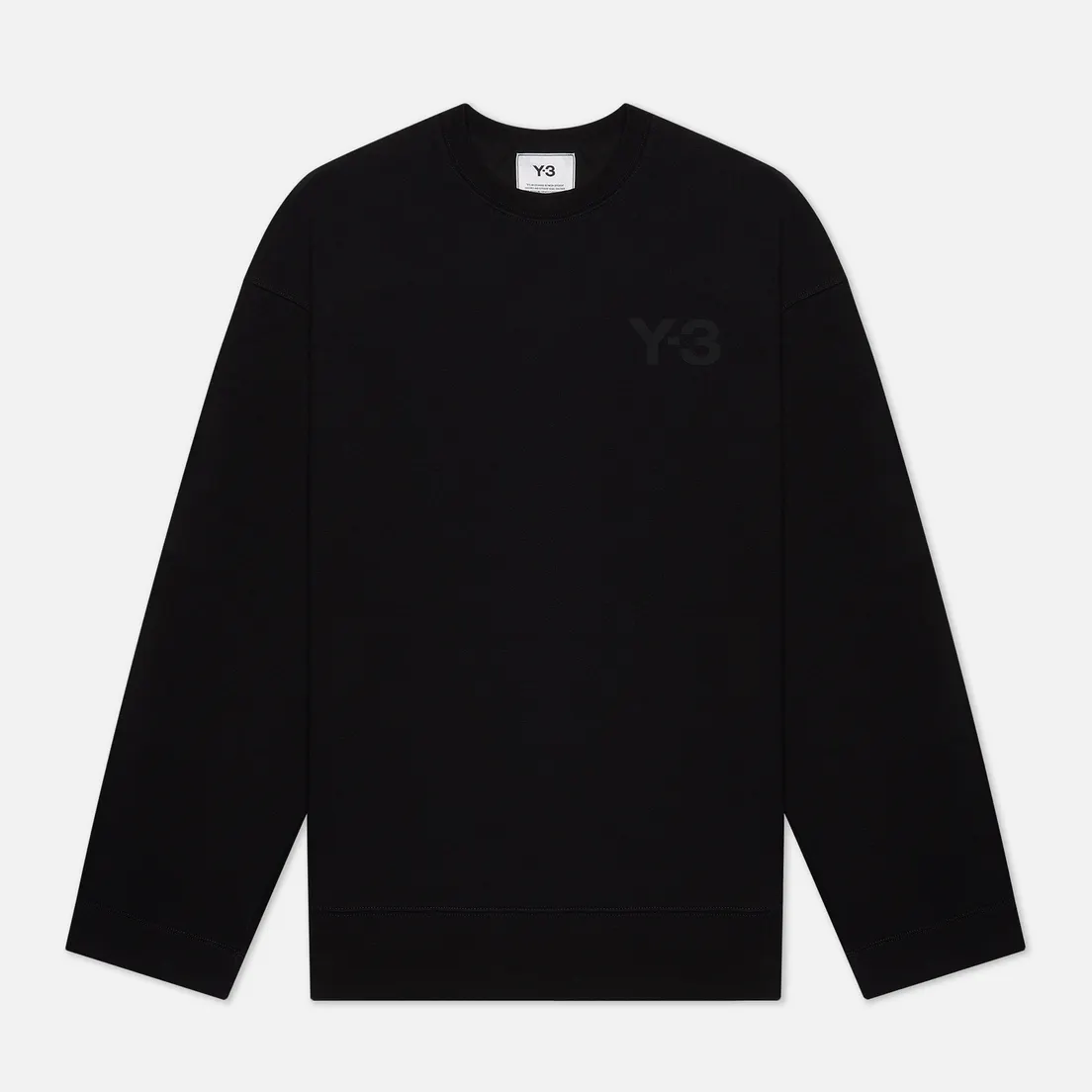 Y-3 Мужская толстовка Classic Chest Logo Crew Neck