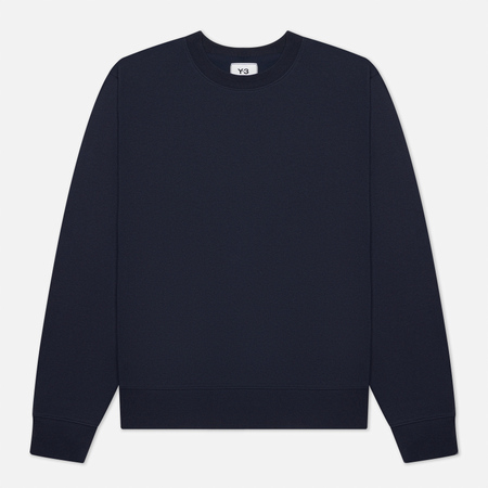 Мужская толстовка Y-3 Classic Back Logo Crew Neck, цвет синий, размер XL