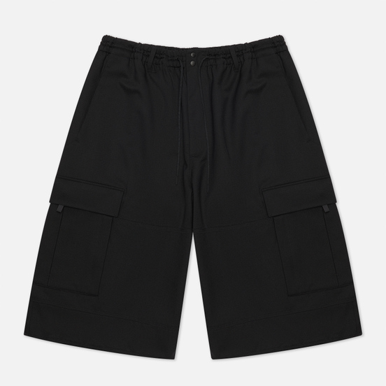 Мужские шорты Y-3 Classic Refined Wool Stretch Cargo Black