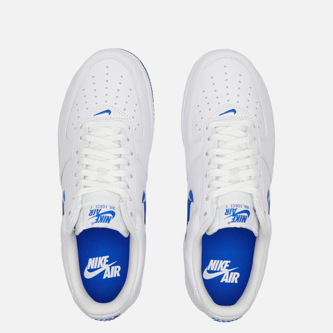 Air force ones colored swoosh best sale