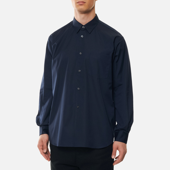 Мужская рубашка Comme des Garcons SHIRT Forever Wide Сlassic Navy