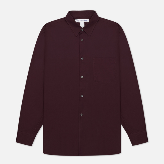 Мужская рубашка Comme des Garcons SHIRT Forever Wide Сlassic Burgundy