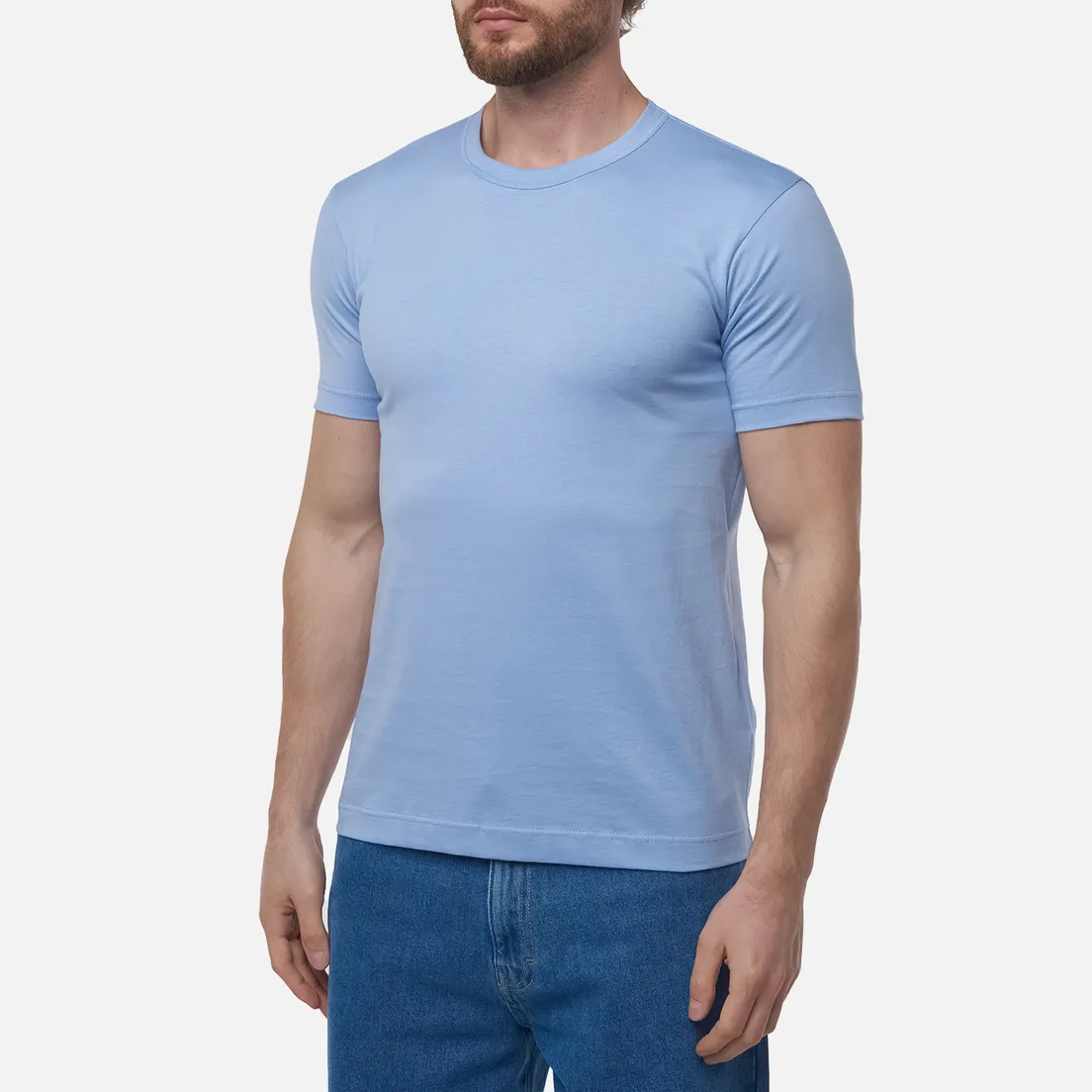 Comme des Garcons SHIRT Мужская футболка Basic Logo Back