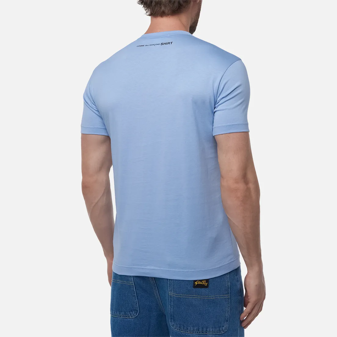 Comme des Garcons SHIRT Мужская футболка Basic Logo Back