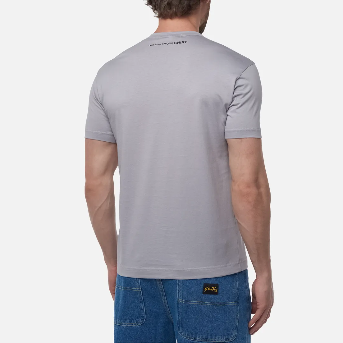 Comme des Garcons SHIRT Мужская футболка Basic Logo Back