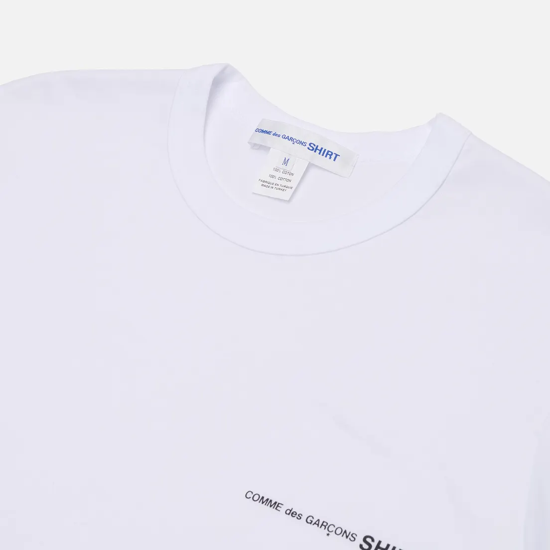 Comme des Garcons SHIRT Мужская футболка Basic Logo Front