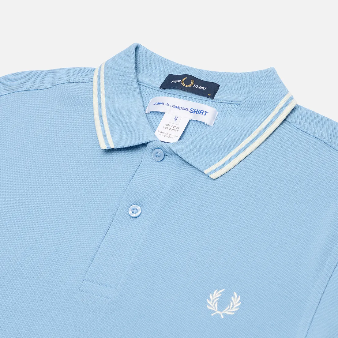 Comme des Garcons SHIRT Мужское поло x Fred Perry M3600 Strong Will