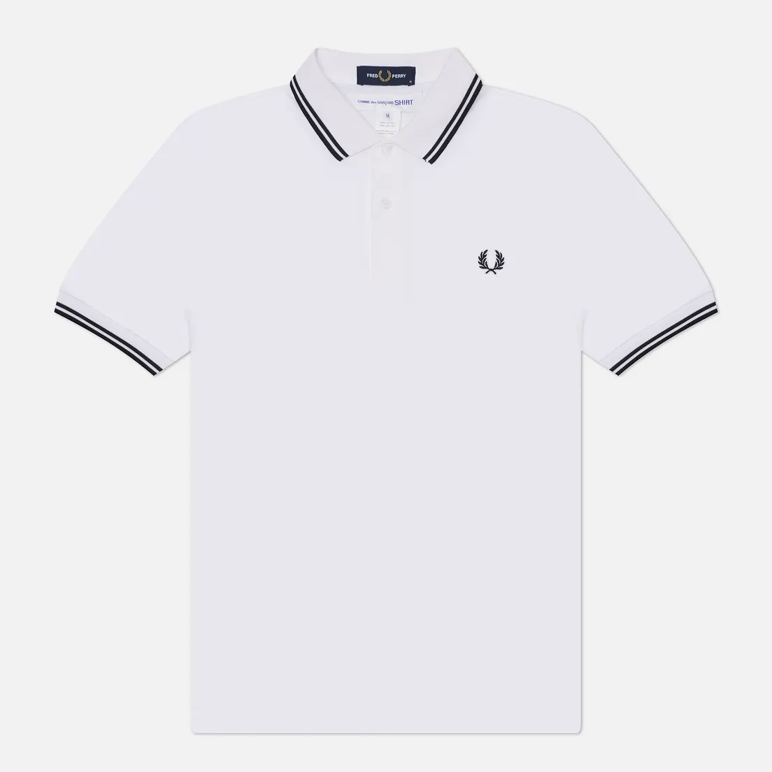Comme des Garcons SHIRT Мужское поло x Fred Perry M3600 Strong Will