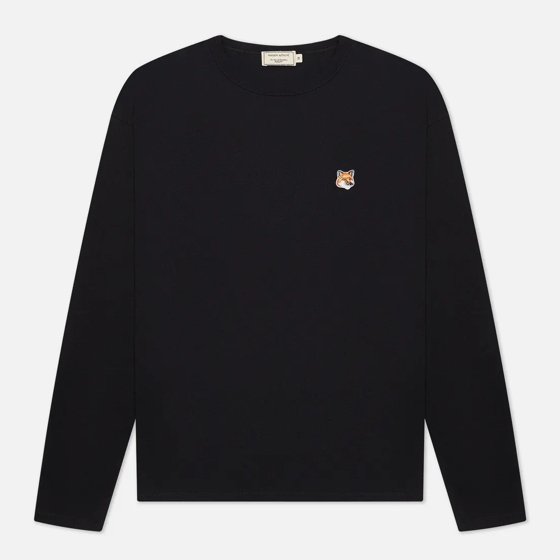 Maison Kitsune Мужской лонгслив Fox Head Patch