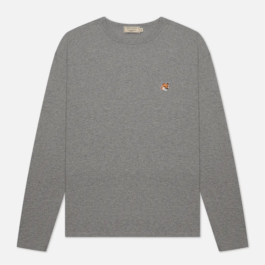 Maison Kitsune Мужской лонгслив Fox Head Patch