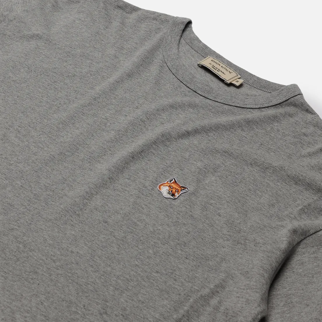 Maison Kitsune Мужской лонгслив Fox Head Patch