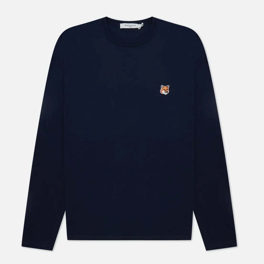Maison Kitsune Мужской лонгслив Fox Head Patch