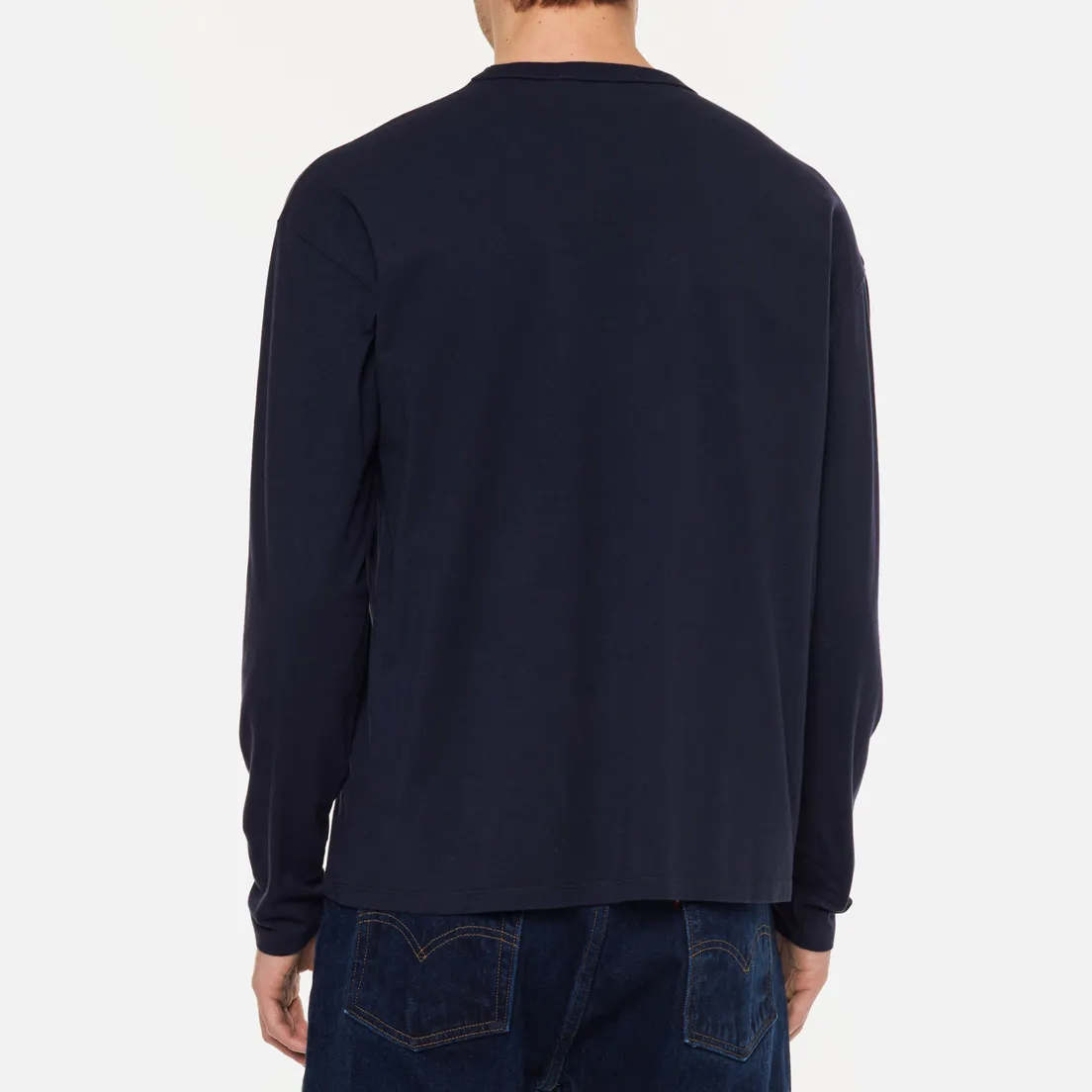 Maison Kitsune Мужской лонгслив Fox Head Patch
