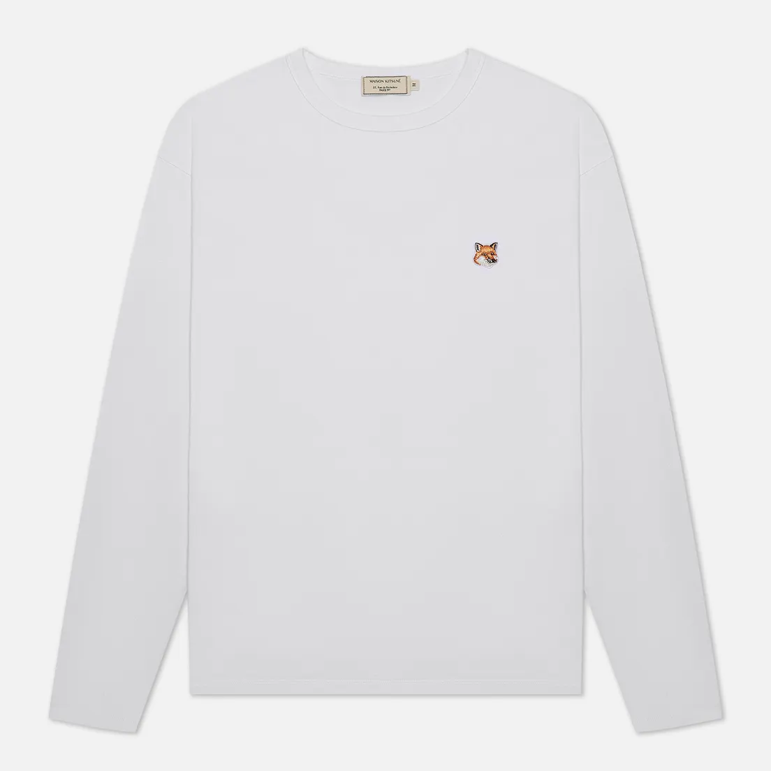 Maison Kitsune Мужской лонгслив Fox Head Patch