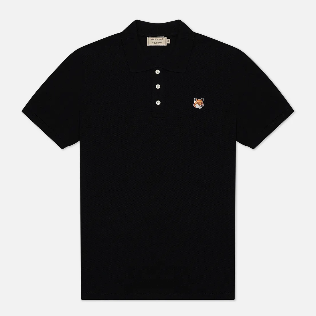 Maison Kitsune Мужское поло Fox Head Patch Classic