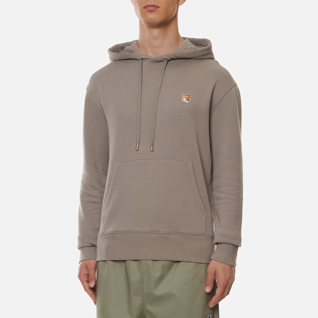 Maison Kitsune Мужская толстовка Hoodie Fox Head Patch