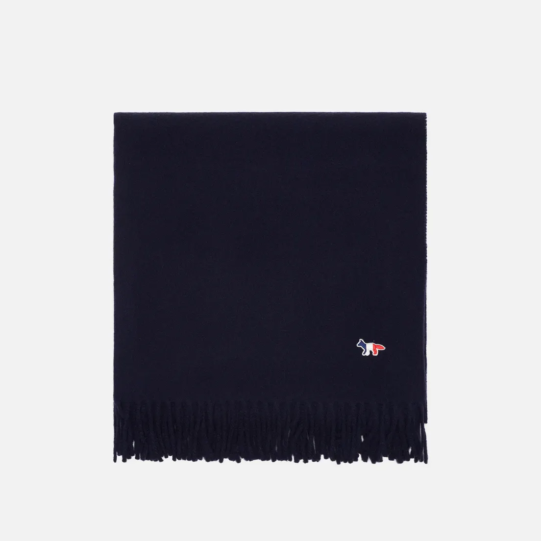 Maison Kitsune Шарф Tricolor Fox Wool