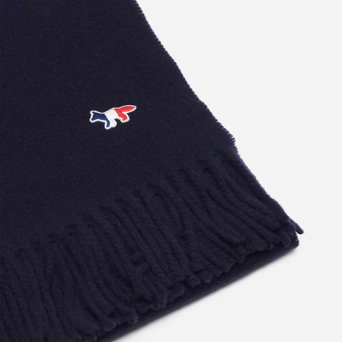 Maison Kitsune Шарф Tricolor Fox Wool