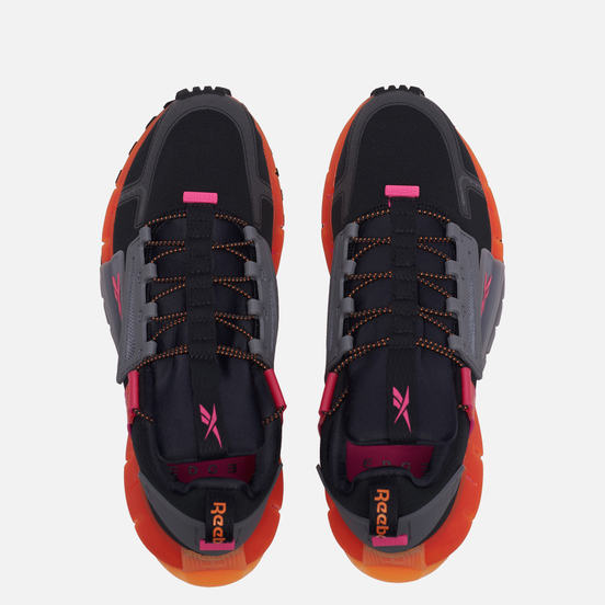 Кроссовки Reebok Zig Kinetica Edge Black/Proud Pink/High Vis Orange