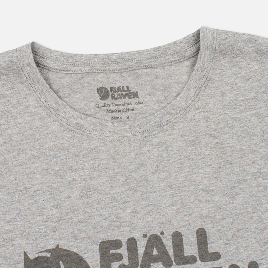 Мужская футболка Fjallraven Logo Grey