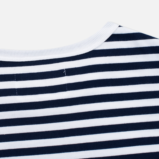 Мужская футболка Nanamica Coolmax St. Jersey Navy/White