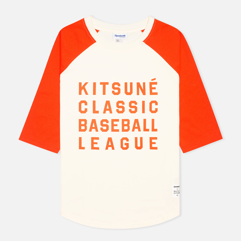 Reebok Мужская футболка x Maison Kitsune Baseball Tee