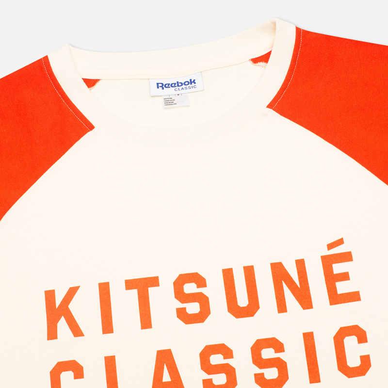 Reebok Мужская футболка x Maison Kitsune Baseball Tee
