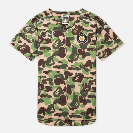 Футболка Puma x Bape FC Bape Replica Camo Green