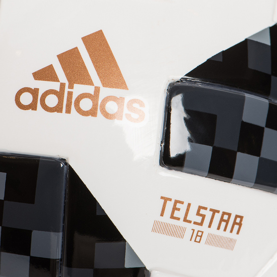 Футбольный мяч adidas Football Telstar FIFA World Cup Mini 2018 White/Black/Silver Metallic