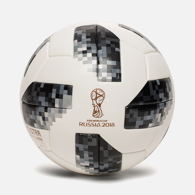 Футбольный мяч adidas Football Telstar FIFA World Cup 2018 White/Black/Silver Metallic