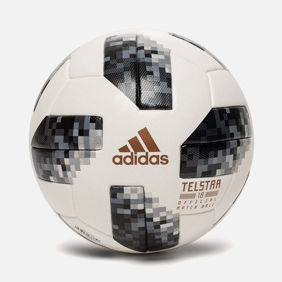 Футбольный мяч adidas Football Telstar FIFA World Cup 2018 White/Black/Silver Metallic