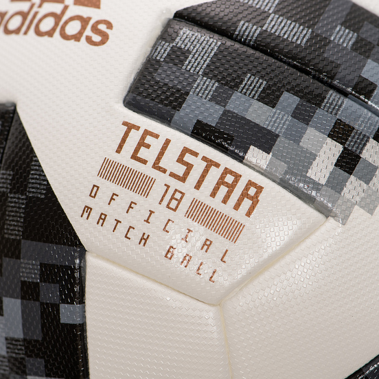 Футбольный мяч adidas Football Telstar FIFA World Cup 2018 White/Black/Silver Metallic