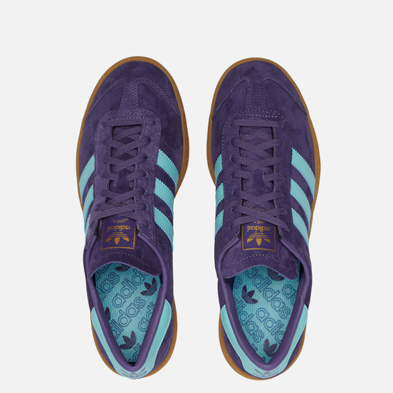 Кроссовки adidas Originals Hamburg Tech Purple/Clear Aqua/Gum
