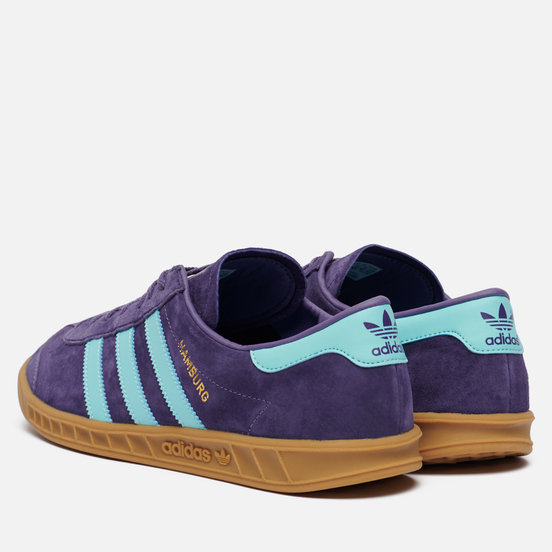 Кроссовки adidas Originals Hamburg Tech Purple/Clear Aqua/Gum