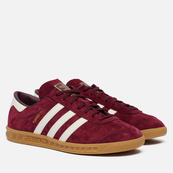 Adidas hamburg maroon on sale