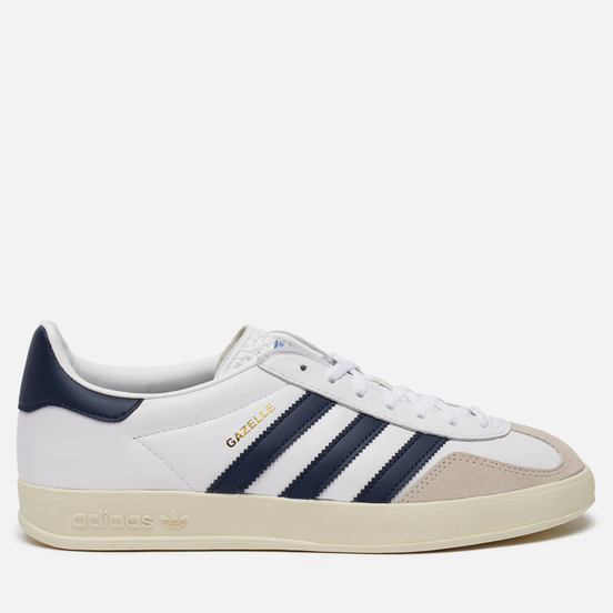 Мужские кроссовки adidas Originals Gazelle Indoor White/Collegiate Navy/Off White