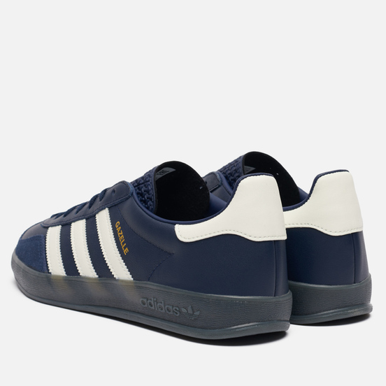 Мужские кроссовки adidas Originals Gazelle Indoor Collegiate Navy/Off White/Grey Six