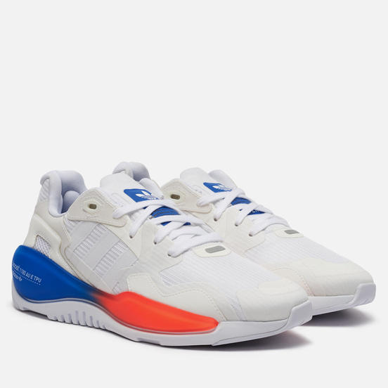 Кроссовки adidas Originals ZX Alkyne White/White/Blue