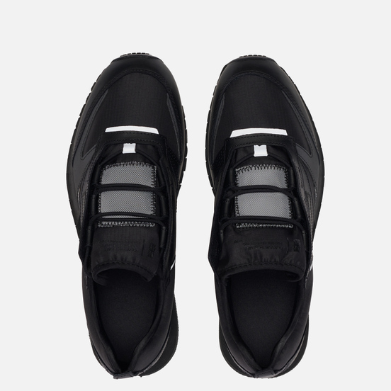 Кроссовки Reebok Classic Leather Premier Black/Black/Silver Metallic