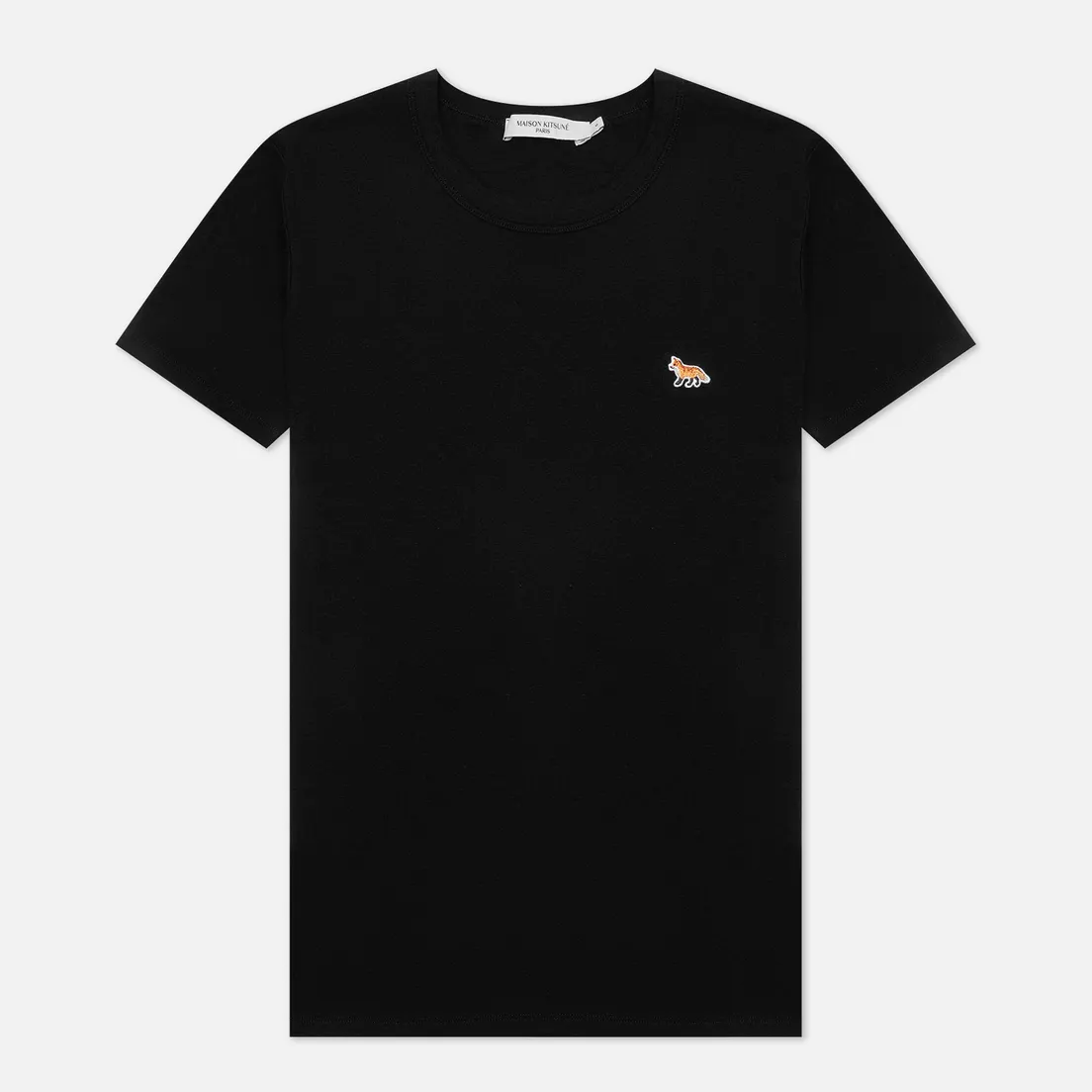 Maison Kitsune Женская футболка Profile Fox Patch Fitted