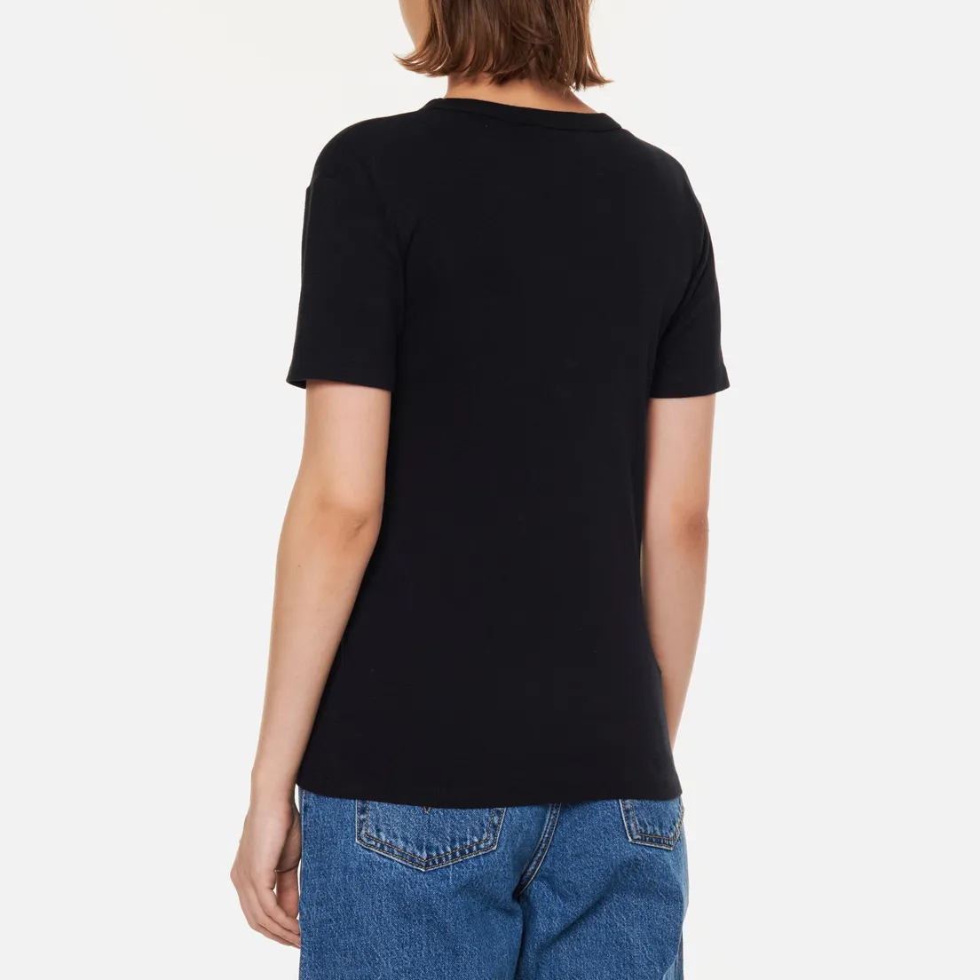 Maison Kitsune Женская футболка Profile Fox Patch Fitted