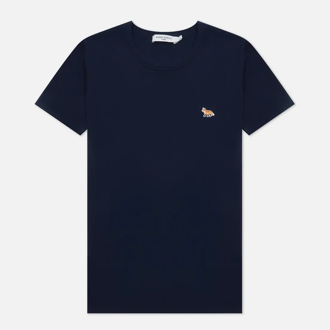 Maison Kitsune Женская футболка Profile Fox Patch Fitted