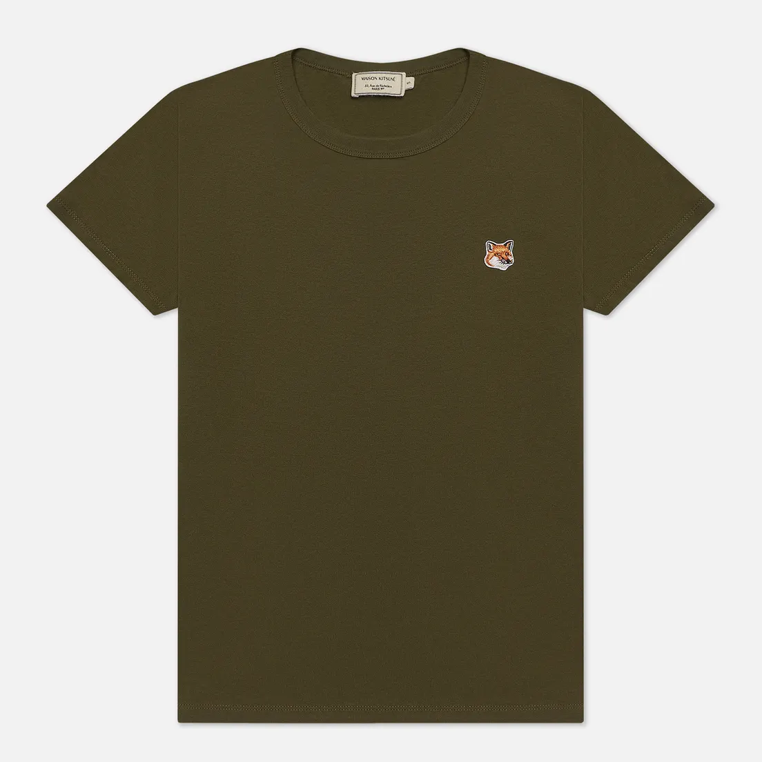 Maison Kitsune Женская футболка Fox Head Patch