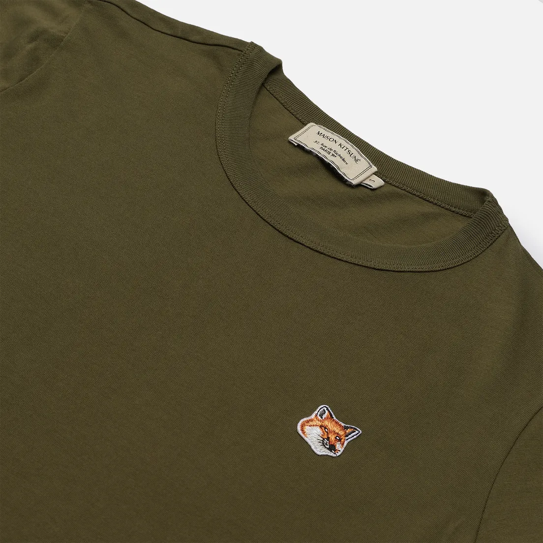 Maison Kitsune Женская футболка Fox Head Patch