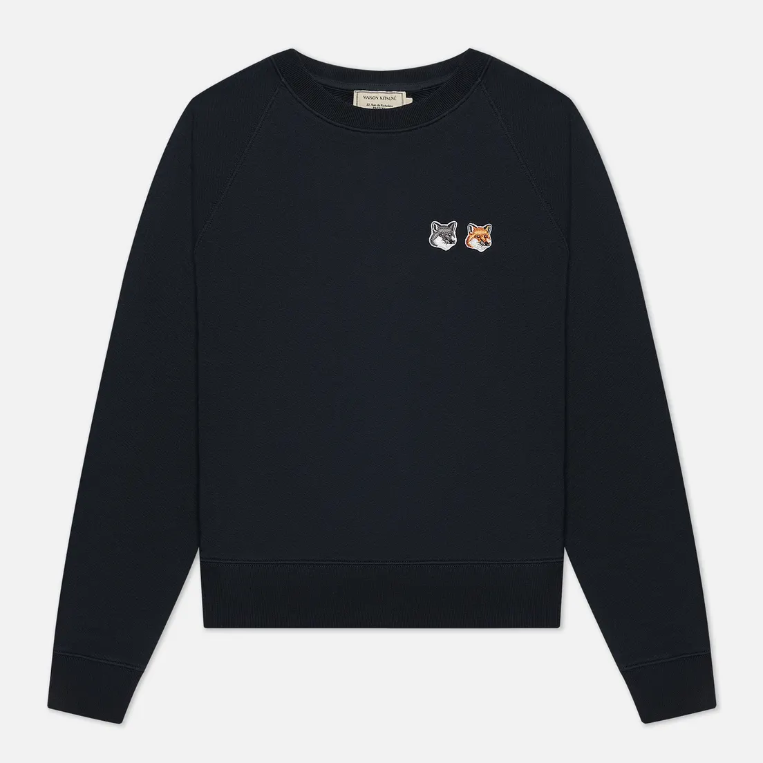 Maison Kitsune Женская толстовка Double Fox Head Patch