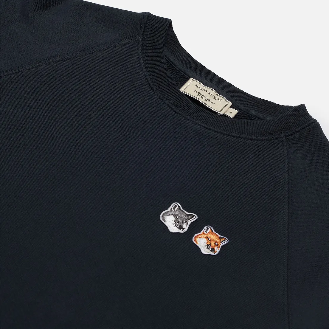 Maison Kitsune Женская толстовка Double Fox Head Patch