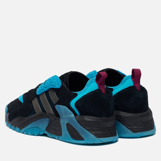 Мужские кроссовки adidas Originals Streetball Low Core Black/Signal Cyan/Power Berry