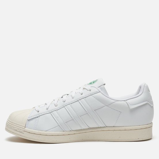 Кроссовки adidas Originals Superstar White/Off White/Green