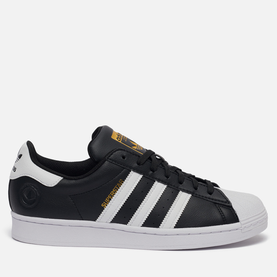 Кроссовки adidas Originals Superstar Vegan Core Black/White/Gold Metallic